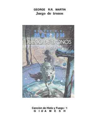 Juego de tronos  By George  R.R. Martin
