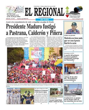 El Regional del Zulia  24 -01- 2015