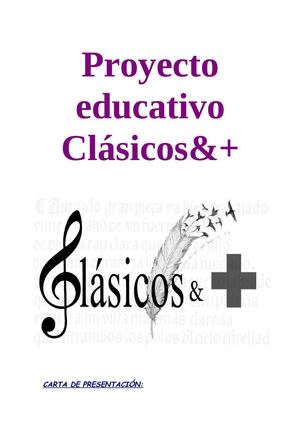 Proyecto Clasicos Y Mas