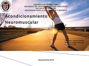 Acondicionamiento Neuromuscular