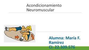 Acondicionamiento neuromuscular