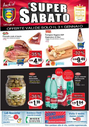 Lidl Super Sabato 31 Gennaio
