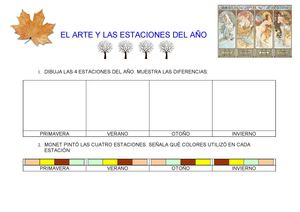 Ficha Las Estaciones Para Webquest