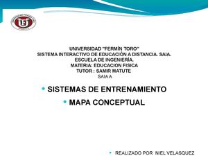 Mapa Conceptual Sistemas De Entrenamiento