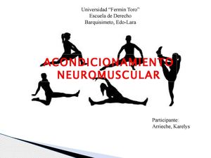 Acondicionamiento Neuromuscular