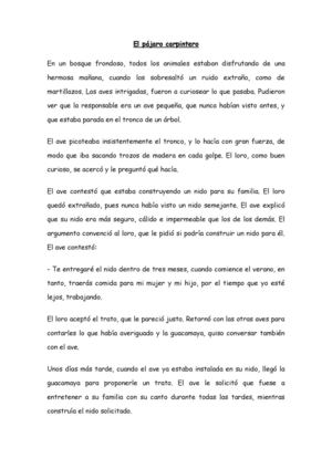 El Pájaro Carpintero