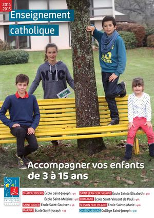 Plaquette du collège Saint Joseph 2015