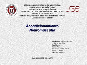 Acondicionamiento Neuromuscular