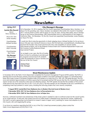 City of Lomita Spring Newsletter