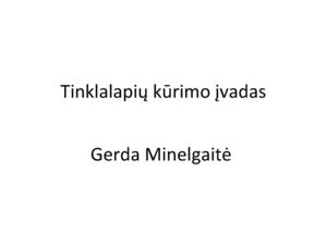 G M Tinklapiai