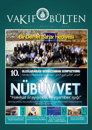 İstanbul İlim ve Kültür Vakfı | Vakıf Bülteni 19. Sayı