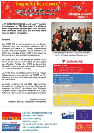 Journal E2C Montpellier Port Marianne n°3