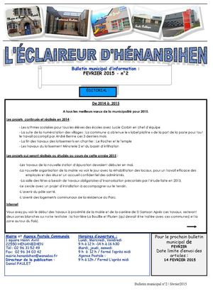 Bulletin N02 Fevrier 2015