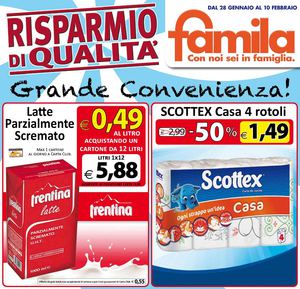 Volantino Famila Centro Dal 28 Gennaio Al 10 Febbraio