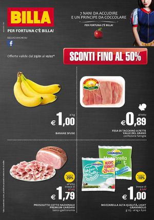 Volantino Billa Dal 29 Gennaio Al 10 Febbraio