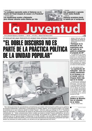 “EL DOBLE DISCURSO NO ES PARTE DE LA PRÁCTICA POLÍTICA DE LA UNIDAD POPULAR”