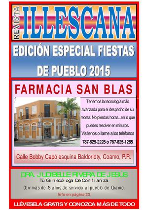 REVISTA ILLESCANA - - EDICIÓN ESPECIAL FIESTAS DE COAMO 2015