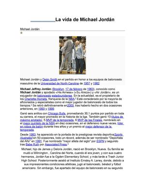 La Vida De Michael Jordán