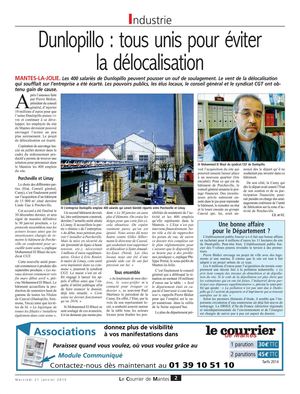 Le Courrier De Mantes Du 21 01 2015