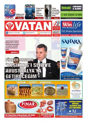 Yeni Vatan Turkish Newspaper Issue No: 1785