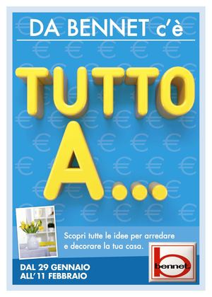 Volantino Bennet Dal 29 Gennaio Al 11 Febbraio