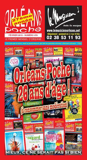 ORLÉANS-POCHE NUMÉRO 478 DE FÉVRIER 2015