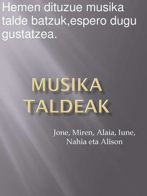 Musika Taldeak 2