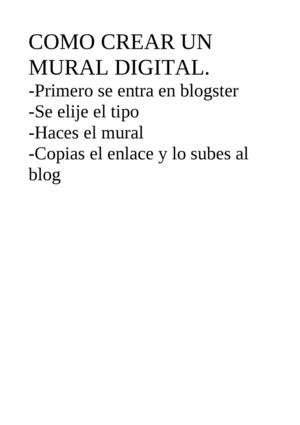 Como hacer un mural digital