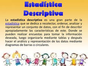 Diapositivas sobre estadistica