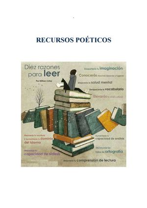 7 Recursos poéticos