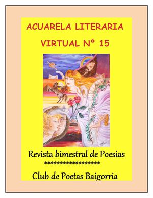 ACUARELA LITERARIA VIRTUAL  Nº 15