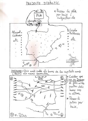 Mapa Capitales Con Circuito Electrico Instrucciones