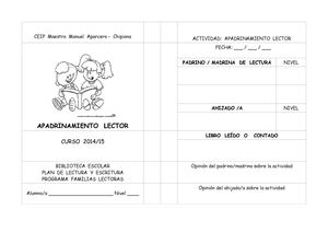 Apadrinamiento Lector Modelo Ficha