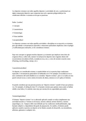 DEPORTES EXTREMOS