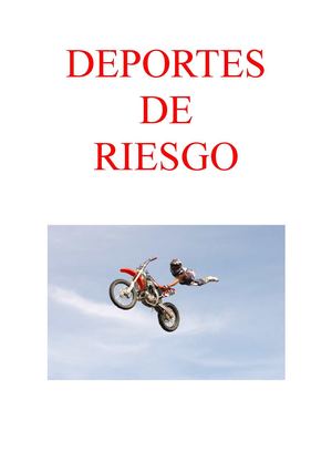 DEPORTES DE RIESGO