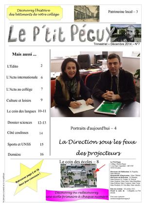 Le P'tit Péguy N°7 - décembre 2014