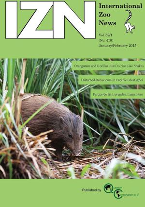 International Zoo News Vol. 62 No.1  January/February 2015