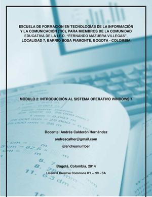 Introducción al Sistema Operativo Windows 7