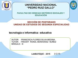 Tarea Modulo Iii Ii Especialidad Tic Francisca Silva