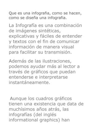 Que Es Una Infografia , Como Se Hacen , Como Se Diseña Una Infografia