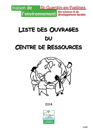 Centre de ressources - MESDD - Nov. 09