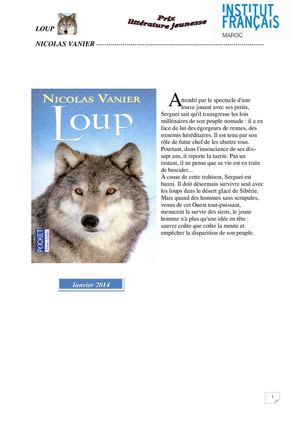 3/ Environnement - Loup