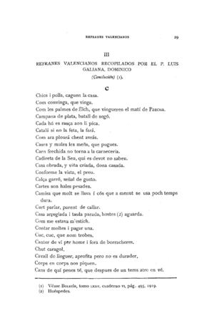 Refranes Valencianos