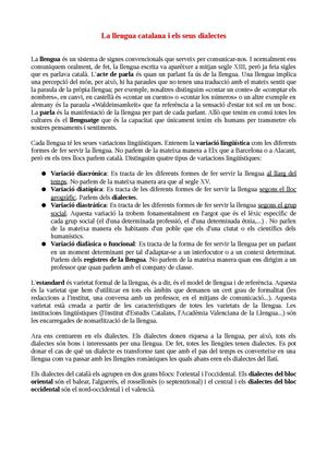 Pdf Dialectes