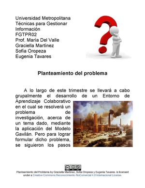 Planteamiento Del Problema Pdf Calameo