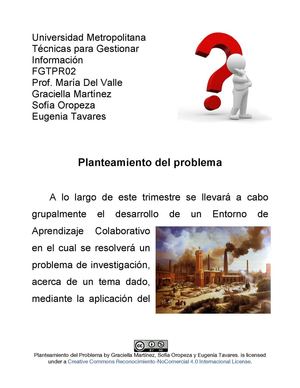 Planteamiento Del Problema