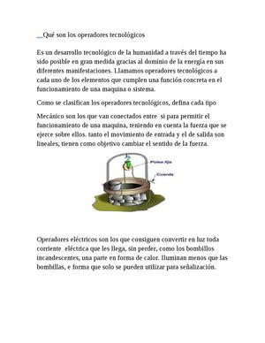 Qué Son Los Operadores Tecnológicos