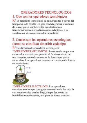Operadores Tecnologicos