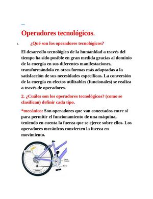 Operadores Tecnologicos