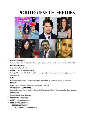 P-Celebrities Portugal